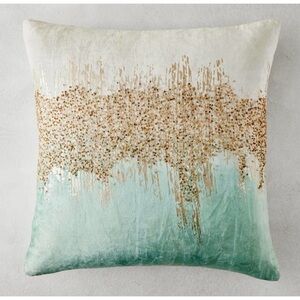 Z Gallerie Joie De Vivre Aqua Decorative Pillow 22”